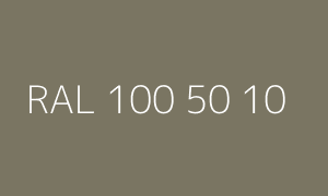 Farbe RAL 100 50 10