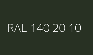 Farbe RAL 140 20 10