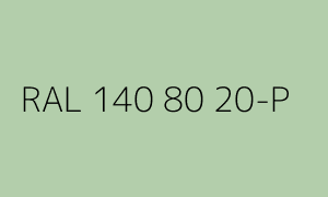 Farbe RAL 140 80 20-P