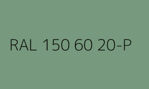 Farbe RAL 150 60 20-P