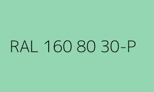 Farbe RAL 160 80 30-P