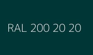 Farbe RAL 200 20 20