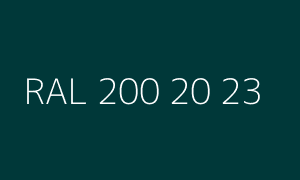 Farbe RAL 200 20 23