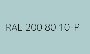Farbe RAL 200 80 10-P