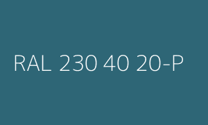 Farbe RAL 230 40 20-P