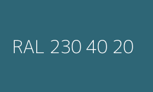 Farbe RAL 230 40 20