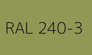 Farbe RAL 240-3