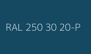 Farbe RAL 250 30 20-P