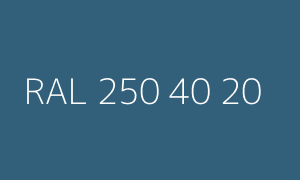 Farbe RAL 250 40 20