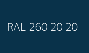 Farbe RAL 260 20 20