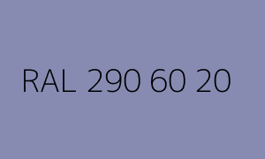 Farbe RAL 290 60 20