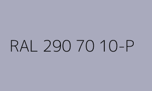 Farbe RAL 290 70 10-P