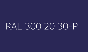 Farbe RAL 300 20 30-P