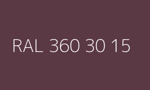 Farbe RAL 360 30 15
