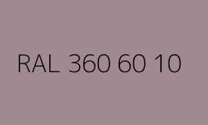 Farbe RAL 360 60 10