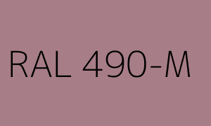 Farbe RAL 490-M