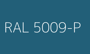 Farbe RAL 5009-P