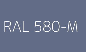 Farbe RAL 580-M