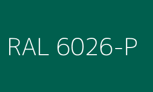 Farbe RAL 6026-P