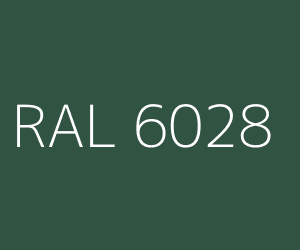 Farbe RAL 6028 PINE GREEN
