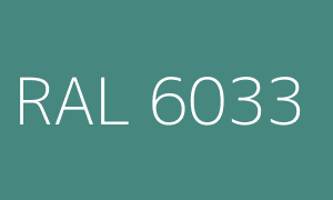 Farbe RAL 6033