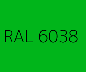 Farbe RAL 6038 LUMINOUS GREEN