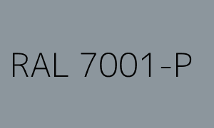 Farbe RAL 7001-P
