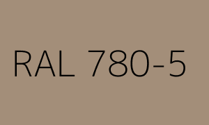 Farbe RAL 780-5