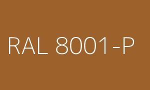 Farbe RAL 8001-P