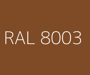 Farbe RAL 8003 CLAY BROWN