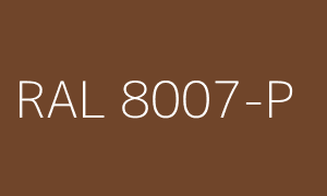Farbe RAL 8007-P