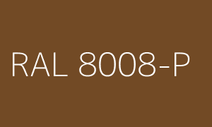 Farbe RAL 8008-P