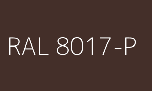 Farbe RAL 8017-P