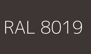 Farbe RAL 8019