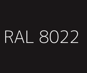 Farbe RAL 8022 BLACK BROWN