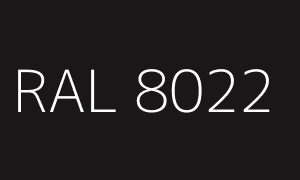 Farbe RAL 8022