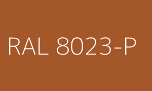 Farbe RAL 8023-P