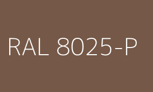 Farbe RAL 8025-P
