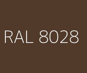 Farbe RAL 8028 TERRA BROWN