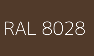 Farbe RAL 8028