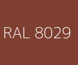 Farbe RAL 8029 PEARL COPPER