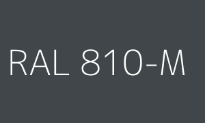 Farbe RAL 810-M