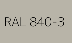 Farbe RAL 840-3
