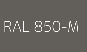 Farbe RAL 850-M