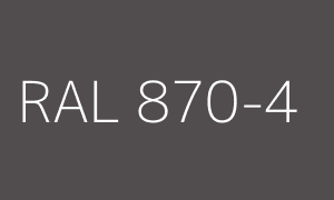 Farbe RAL 870-4
