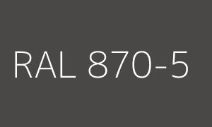 Farbe RAL 870-5