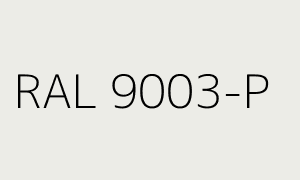 Farbe RAL 9003-P